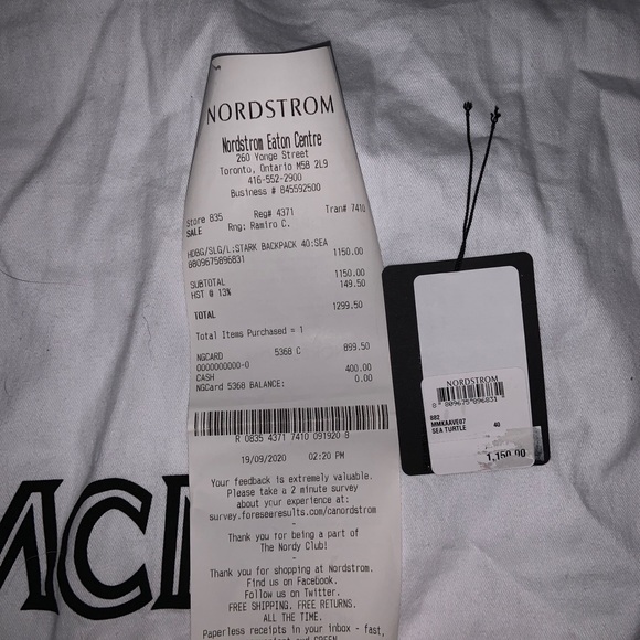 MCM Stark Backpack in Visetos (olive green) - Picture 4 of 5